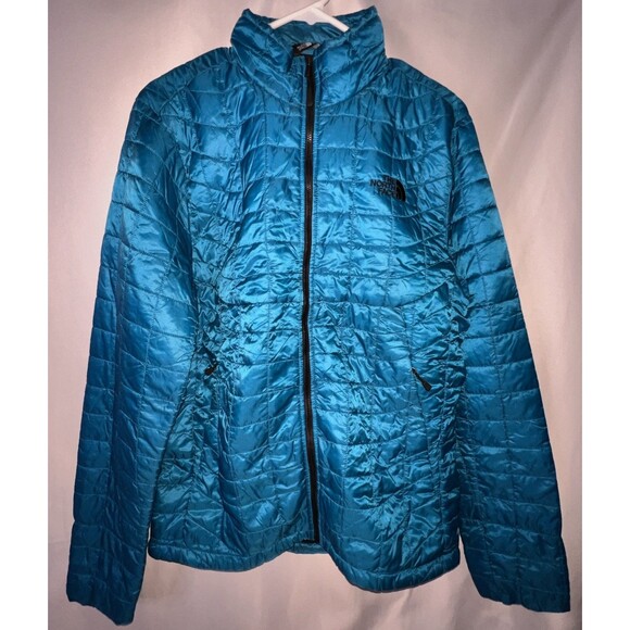 North Face Thermoball Renewed Jacket Mens Full Zip Quilted Puffer NF0A3JPO Small